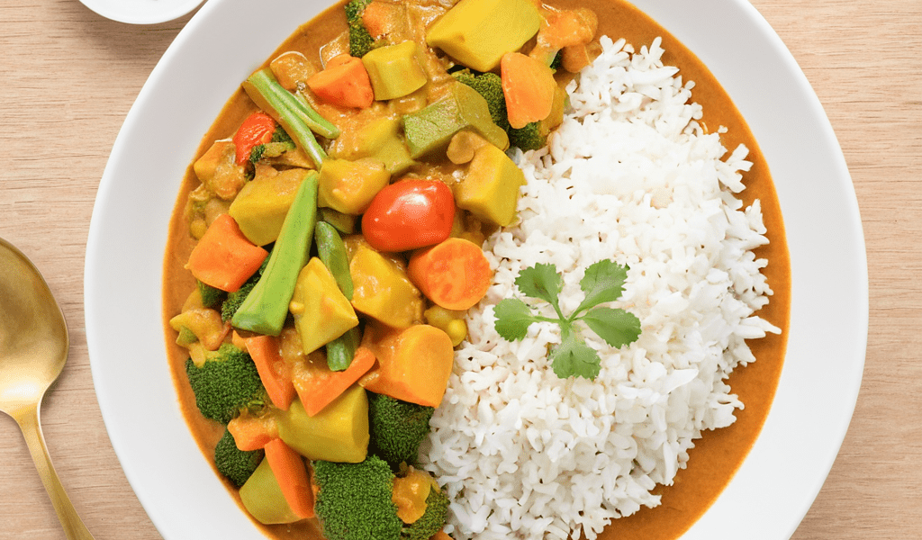 Ingrédients Curry de légumes