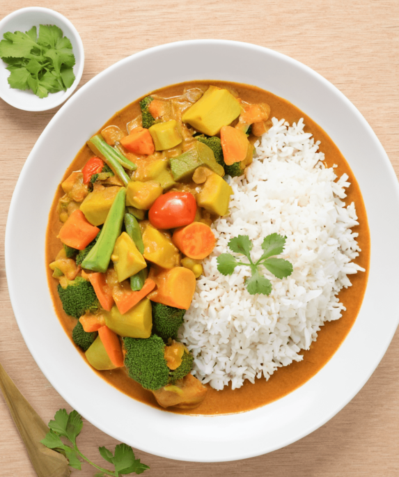 Ingrédients Curry de légumes