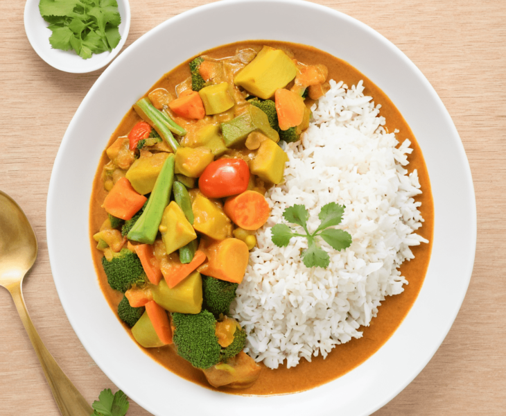 Ingrédients Curry de légumes