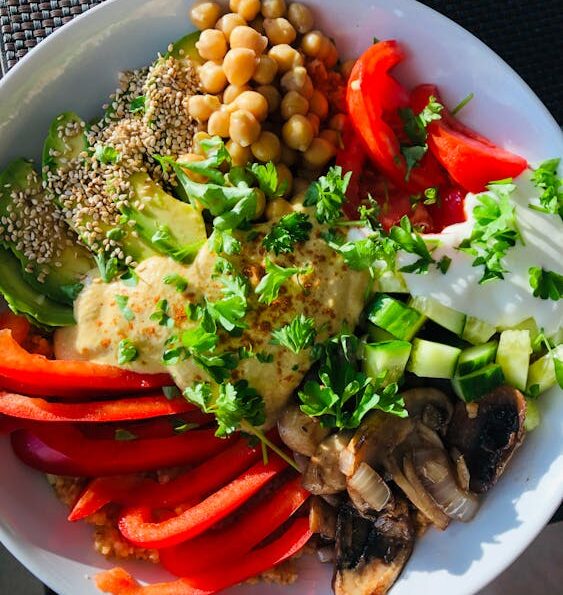 Salade de Pois Chiches et Avocat