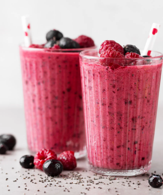 Smoothie aux Fruits Rouges