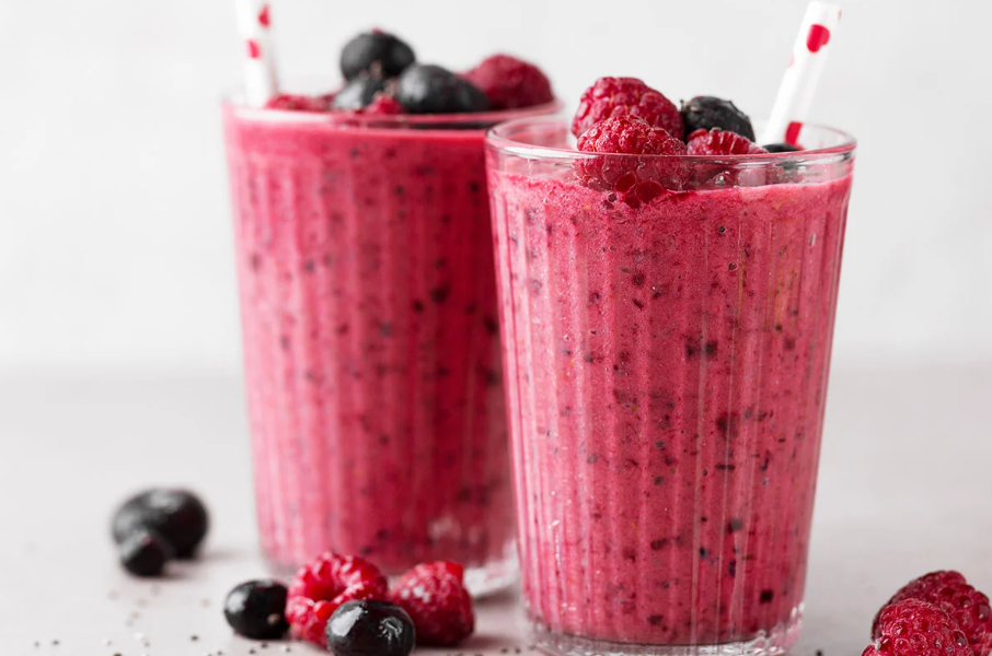 Smoothie aux Fruits Rouges